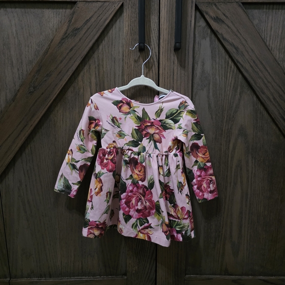 Dolce & Gabbana Other - Dolce & Gabbana Pink Floral Baby Dress